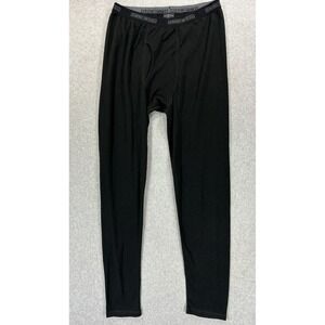 Omni-Wool Polyester/Wool Blend Base Layer Pants (Men's 2XL) Black